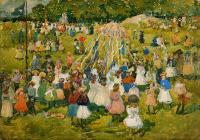 Prendergast, Maurice Brazil - May Day, Central Park